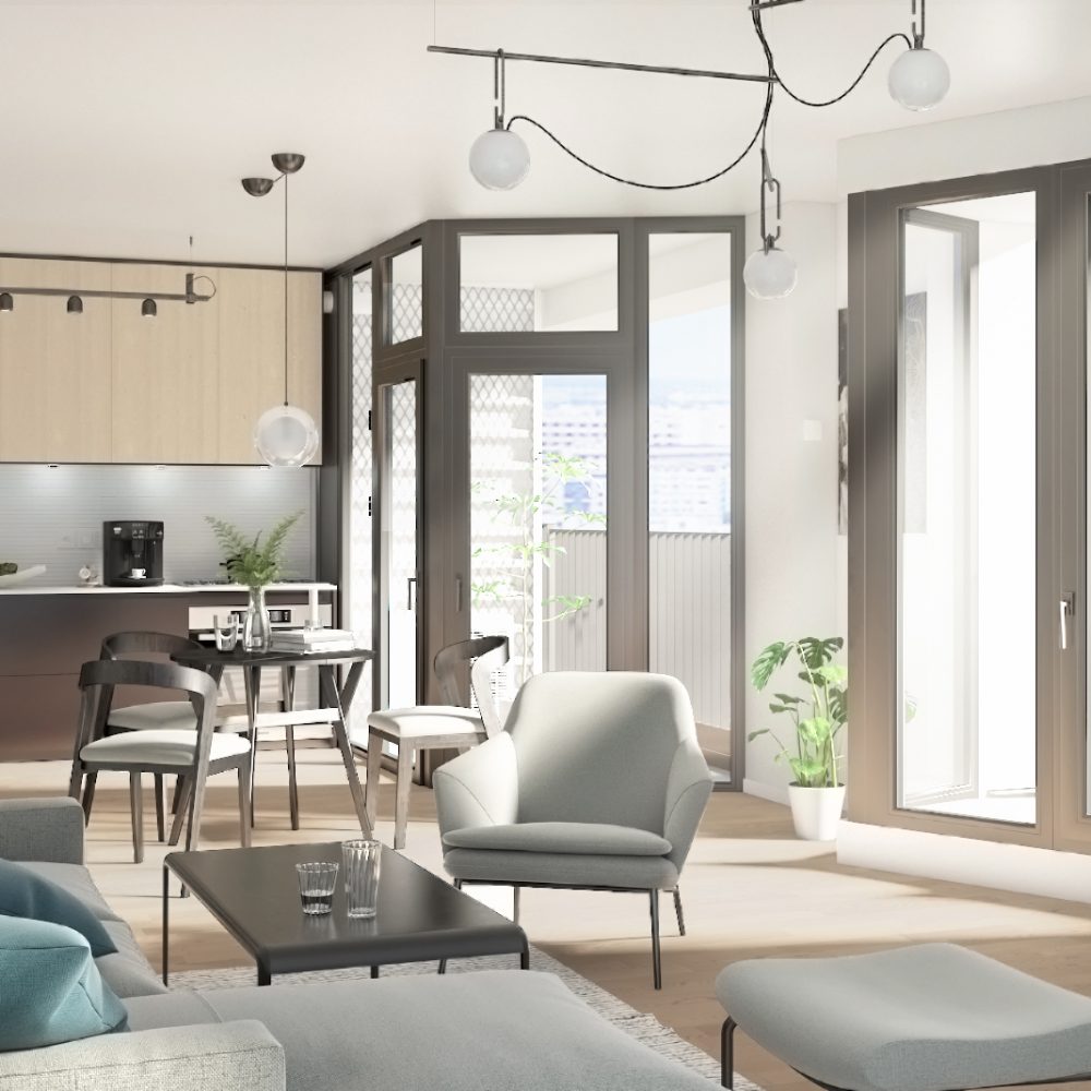 Ap A7 Living without glass wall